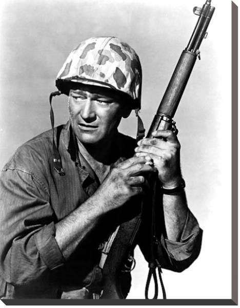 Постер Wayne, John (Sands Of Iwo Jima) с типом исполнения На холсте без рамы