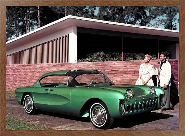 Постер Chevrolet Biscayne Concept Car '1955 с типом исполнения На холсте в раме в багетной раме 1727.4310