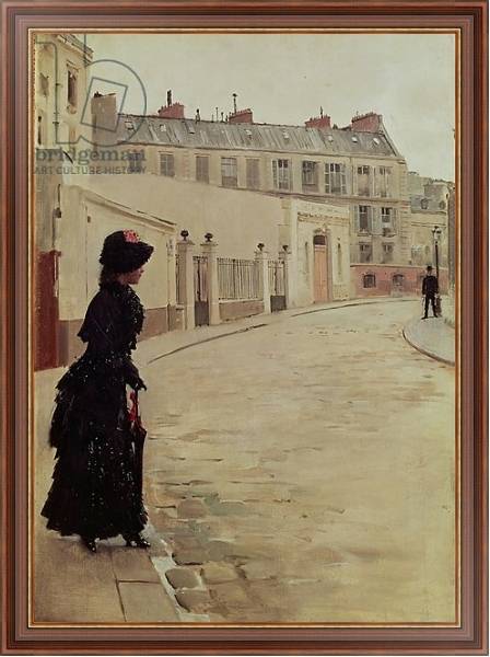 Постер Waiting, Rue de Chateaubriand, Paris с типом исполнения На холсте в раме в багетной раме 35-M719P-83