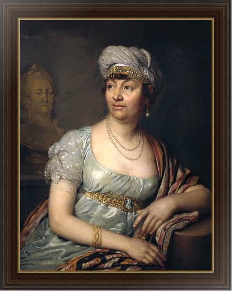 Постер Портрет Анны Луизы Жермены де Сталь (?) с типом исполнения На холсте в раме в багетной раме 1.023.151