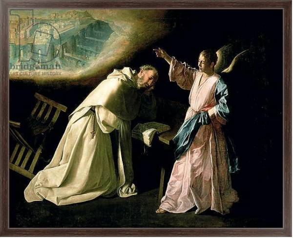 Постер Vision of St. Peter Nolasco, 1629 с типом исполнения На холсте в раме в багетной раме 221-02