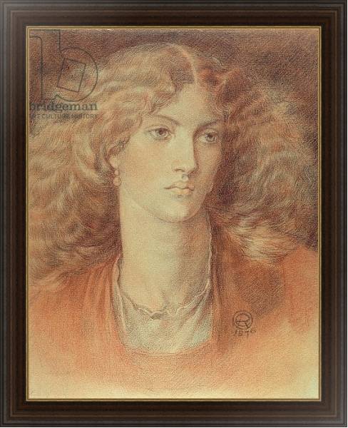 Постер Head of a Woman, called Ruth Herbert, 1876 с типом исполнения На холсте в раме в багетной раме 1.023.151