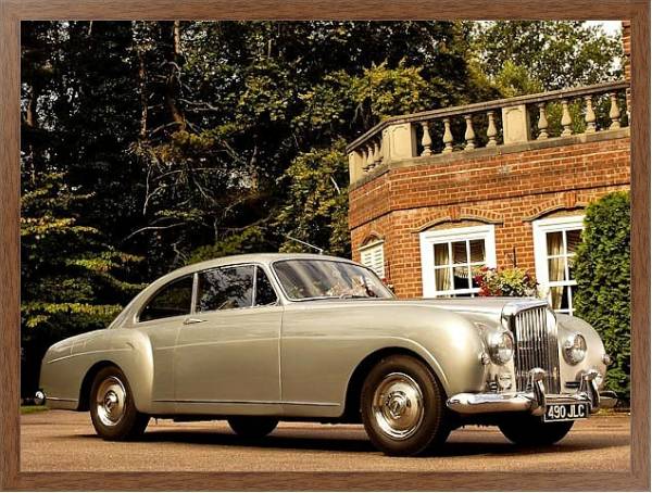 Постер Bentley S1 Continental Sports Saloon by Mulliner '1956 с типом исполнения На холсте в раме в багетной раме 1727.4310