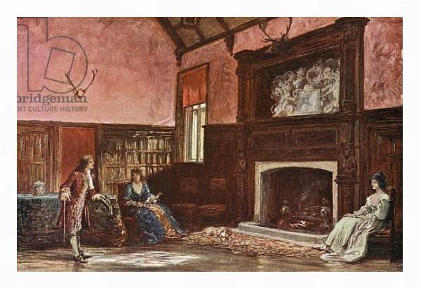Постер The Hall at Stoke Poges Manor с типом исполнения На холсте в раме в багетной раме 221-03