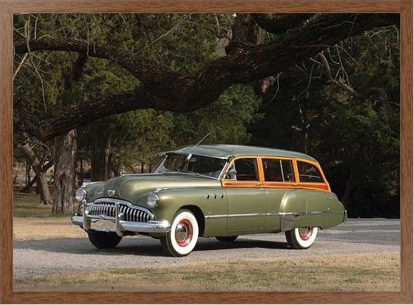 Постер Buick Super Estate Wagon '1949 с типом исполнения На холсте в раме в багетной раме 1727.4310