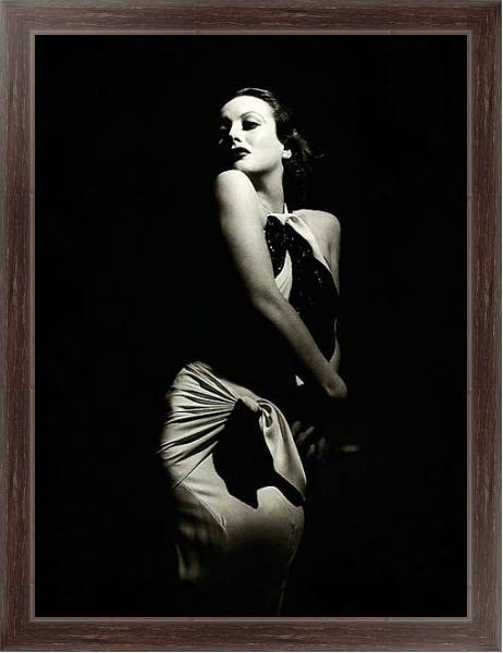 Постер Crawford, Joan (Letty Lynton) с типом исполнения На холсте в раме в багетной раме 221-02