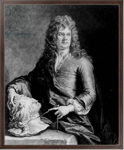 Постер Grinling Gibbons, engraved by J. Smith с типом исполнения На холсте в раме в багетной раме 221-02