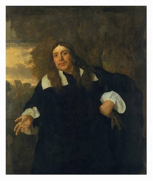 Постер Self Portrait, 1662 с типом исполнения На холсте в раме в багетной раме 221-03