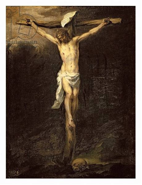 Постер Christ on the Cross, 1672 с типом исполнения На холсте в раме в багетной раме 221-03