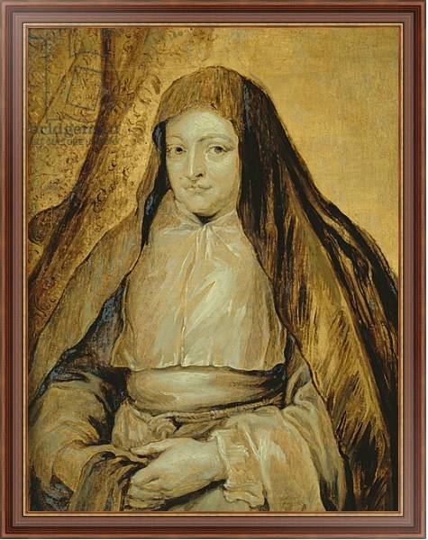 Постер Portrait of Infanta Isabella Clara Eugenia of Spain, c.1627-32 с типом исполнения На холсте в раме в багетной раме 35-M719P-83