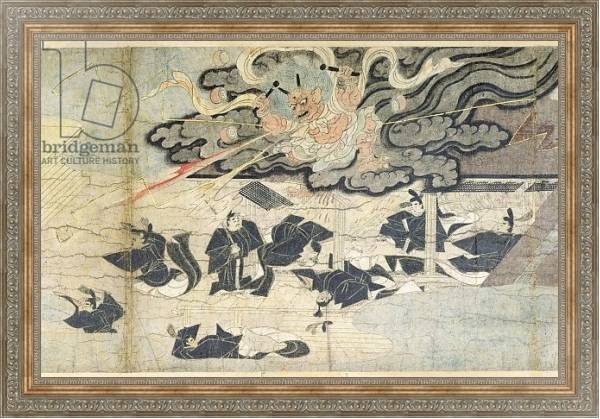 Постер Demon Thunder, Tenjin Shrine, Kamakura Period с типом исполнения На холсте в раме в багетной раме 484.M48.310