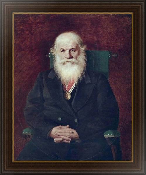 Постер Портрет Ивана Камынина. 1872 с типом исполнения На холсте в раме в багетной раме 1.023.151