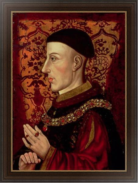 Постер Portrait of Henry V с типом исполнения На холсте в раме в багетной раме 1.023.151