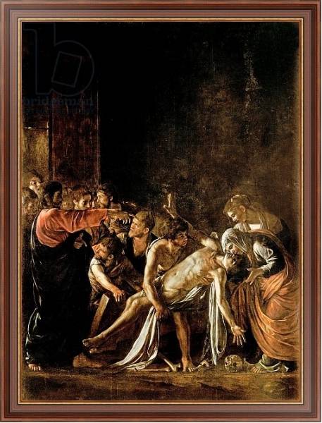 Постер Resurrection of Lazarus 4 с типом исполнения На холсте в раме в багетной раме 35-M719P-83
