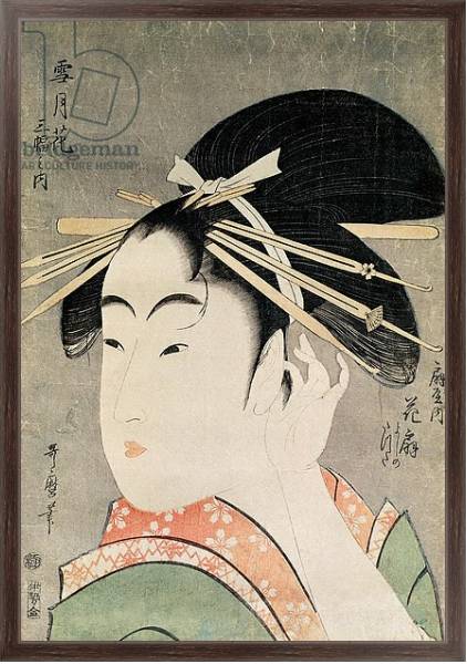Постер Head of a Woman 4 с типом исполнения На холсте в раме в багетной раме 221-02