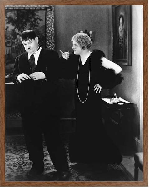 Постер Laurel & Hardy (Twice Two) 2 с типом исполнения На холсте в раме в багетной раме 1727.4310