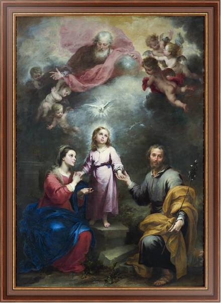 Постер Небесные и земные Троицы с типом исполнения На холсте в раме в багетной раме 35-M719P-83
