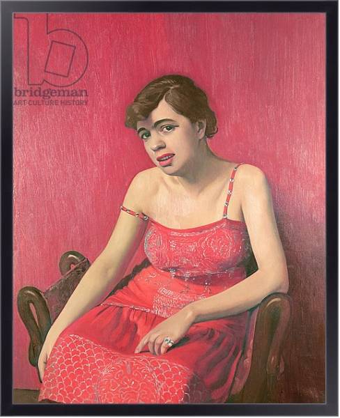 Постер Romanian Woman in a Red Dress, 1925 с типом исполнения На холсте в раме в багетной раме 221-01