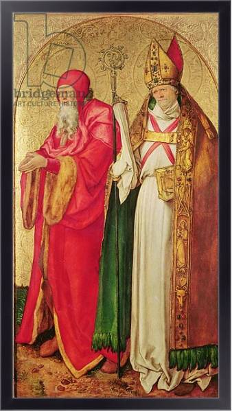 Постер Saint Simeon and Saint Lazarus, c.1503 с типом исполнения На холсте в раме в багетной раме 221-01