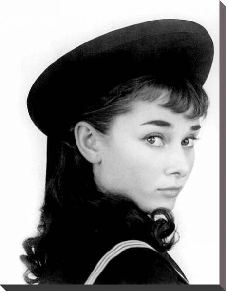 Постер Hepburn, Audrey 74 с типом исполнения На холсте без рамы