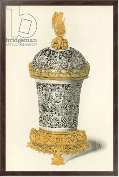 Постер Niello Cup, late 15th century с типом исполнения На холсте в раме в багетной раме 221-02