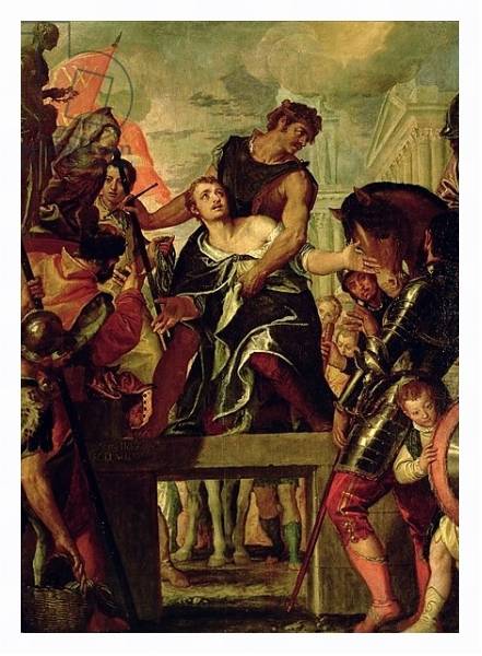 Постер Martyrdom of St. Menas с типом исполнения На холсте в раме в багетной раме 221-03