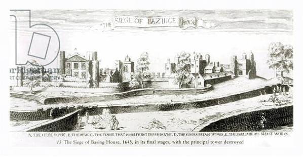 Постер The Siege of Basing House, 1645 с типом исполнения На холсте в раме в багетной раме 221-03