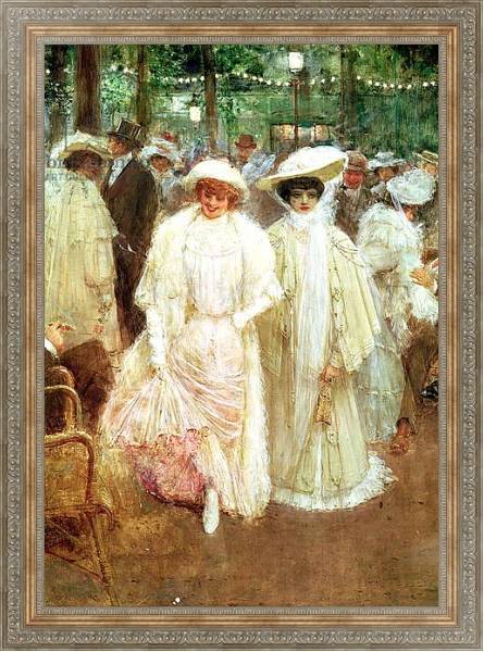 Постер The Gardens of Paris, or The Beauties of the Night, 1905 2 с типом исполнения На холсте в раме в багетной раме 484.M48.310