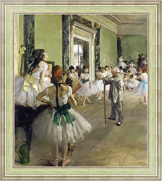 Постер Танцевальный класс 2 с типом исполнения На холсте в раме в багетной раме NA053.0.113