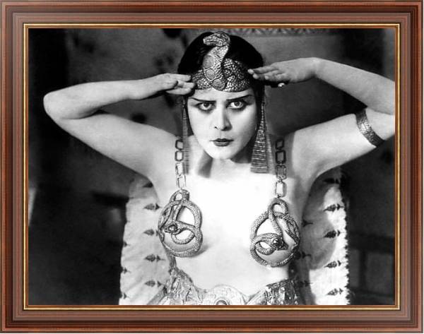 Постер Bara, Theda (Cleopatra) 8 с типом исполнения На холсте в раме в багетной раме 35-M719P-83