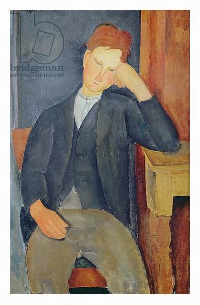 Постер The young apprentice, c.1918-19 с типом исполнения На холсте в раме в багетной раме 221-03