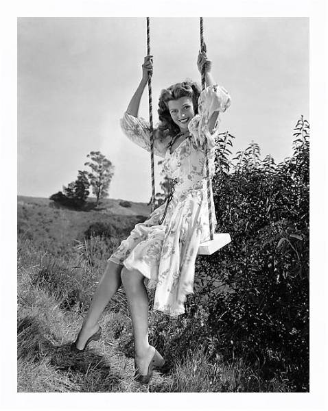 Постер Hayworth, Rita 21 с типом исполнения На холсте в раме в багетной раме 221-03