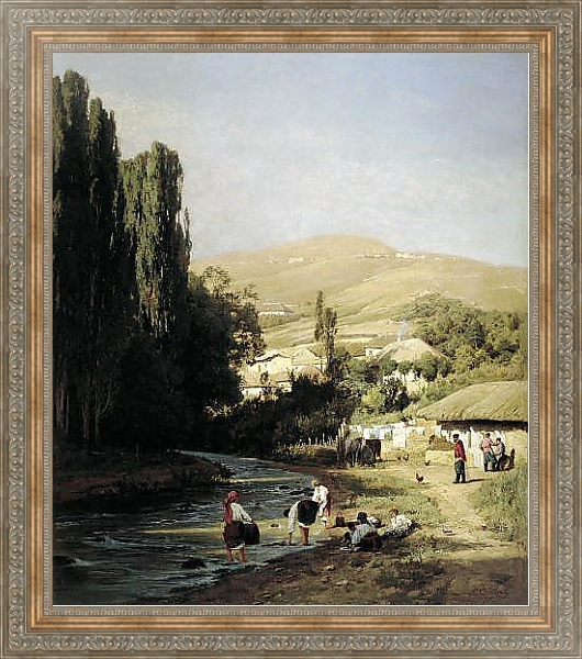 Постер Кисловодск. 1883 с типом исполнения На холсте в раме в багетной раме 484.M48.310