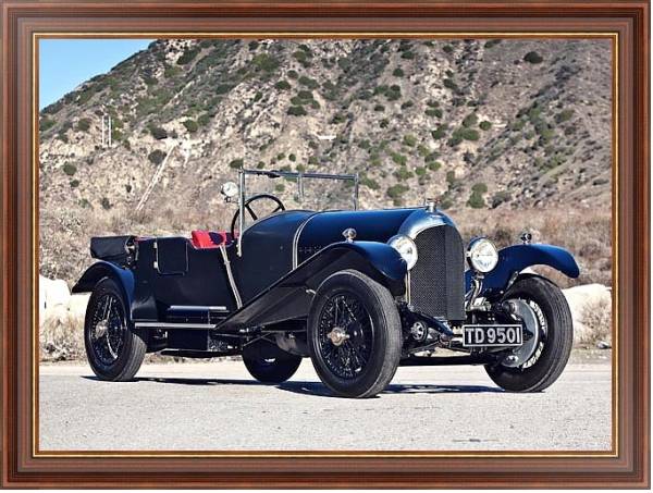 Постер Bentley 3 Litre Sports 4-seater Tourer '1921–27 с типом исполнения На холсте в раме в багетной раме 35-M719P-83