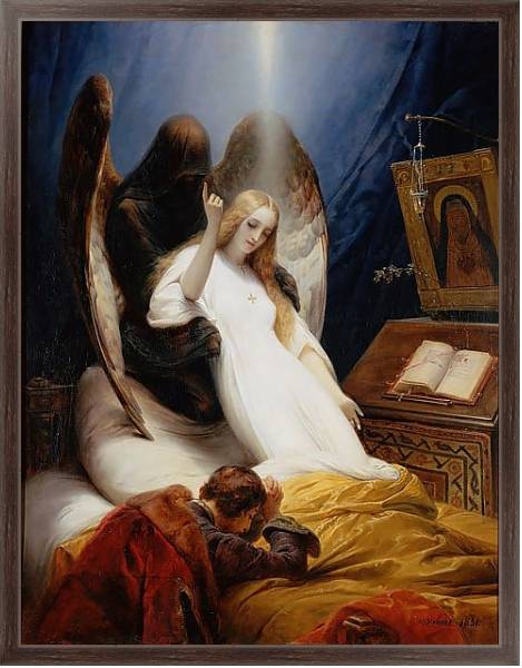 Постер Angel of the Death с типом исполнения На холсте в раме в багетной раме 221-02
