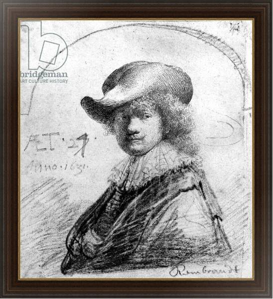 Постер Self Portrait, c.1633 с типом исполнения На холсте в раме в багетной раме 1.023.151