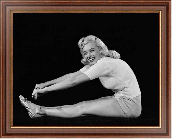 Постер Monroe, Marilyn 76 с типом исполнения На холсте в раме в багетной раме 35-M719P-83