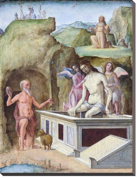 Постер Мертвый Христос с типом исполнения На холсте без рамы