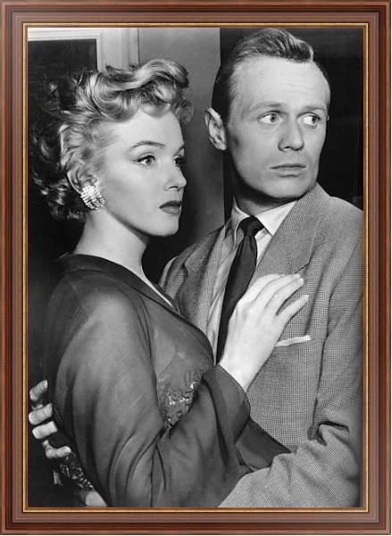 Постер Monroe, Marilyn (Don't Bother To Knock) с типом исполнения На холсте в раме в багетной раме 35-M719P-83