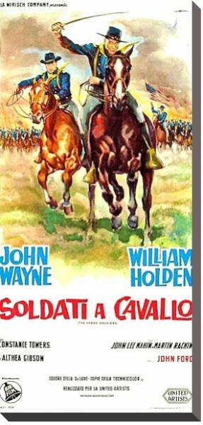 Постер Poster - Horse Soldiers, The с типом исполнения На холсте без рамы