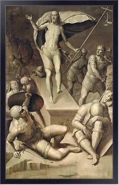 Постер Resurrection of Christ с типом исполнения На холсте в раме в багетной раме 221-01