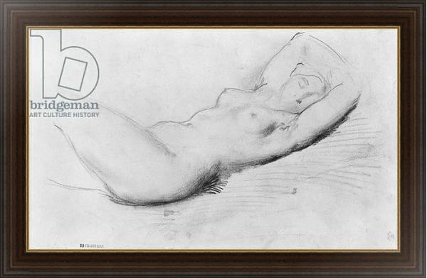 Постер Study of a nude с типом исполнения На холсте в раме в багетной раме 1.023.151