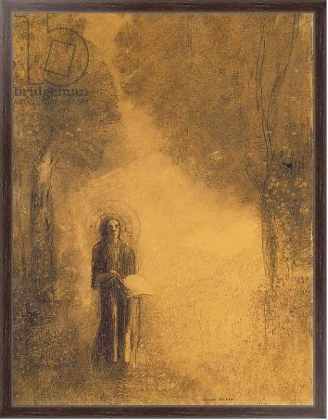 Постер The Walker, Study for 'The walking Buddha'), 1890-95 с типом исполнения На холсте в раме в багетной раме 221-02