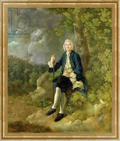 Постер Mr Clayton Jones, c.1744-45 с типом исполнения На холсте в раме в багетной раме NA033.1.051