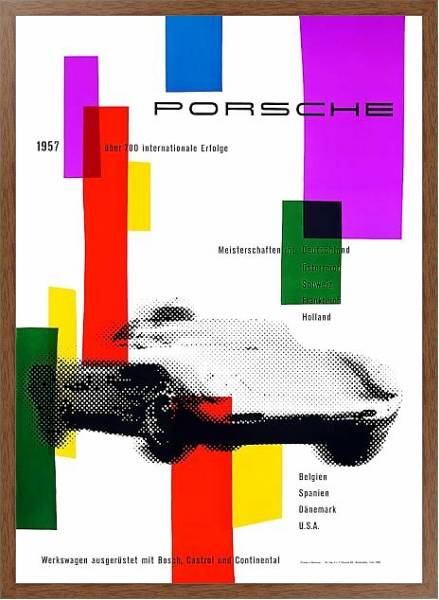 Постер Автогонки 35 с типом исполнения На холсте в раме в багетной раме 1727.4310