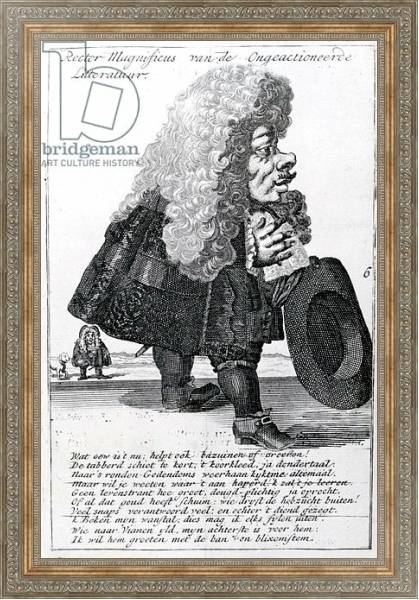 Постер Rector Magnificus, 1668 с типом исполнения На холсте в раме в багетной раме 484.M48.310