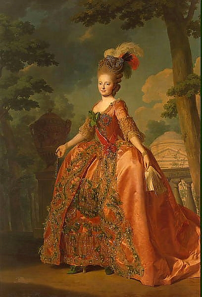 Постер Портрет великой княгини Марии Федоровны с типом исполнения На холсте без рамы