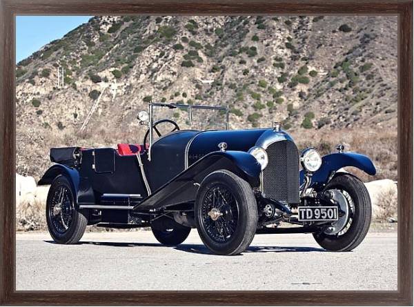 Постер Bentley 3 Litre Sports 4-seater Tourer '1921–27 с типом исполнения На холсте в раме в багетной раме 221-02
