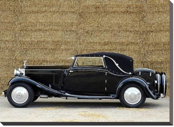 Постер Rolls-Royce 20 25 Drophead Coupe '1932 с типом исполнения На холсте без рамы