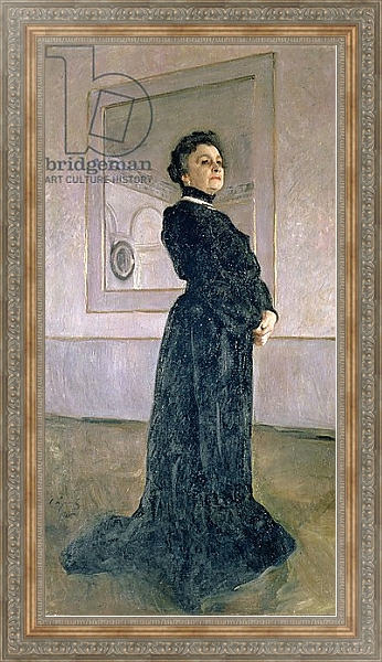 Постер Portrait of Maria Nikolayevna Yermolova 1905 с типом исполнения На холсте в раме в багетной раме 484.M48.310